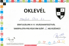 Sakkpalota-oklevel